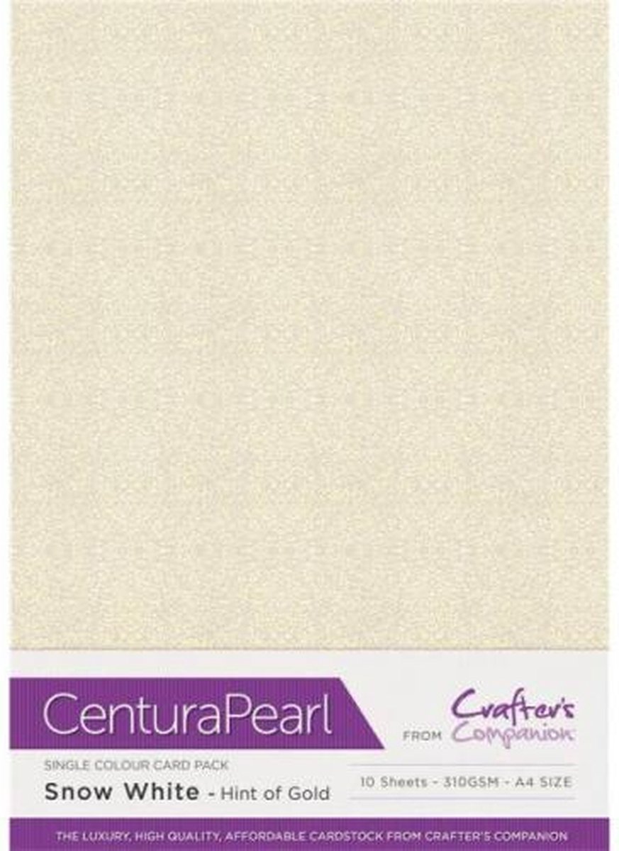 Centura Pearl Snow White Hint Of Gold (CP10-SWGLD)